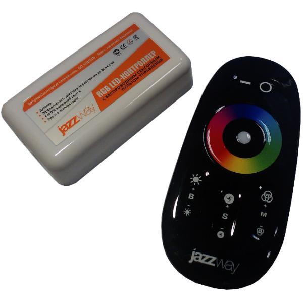 Контроллер RGB PRC-4000HF BL (черный) 12/24V 216/432 Вт Jazzway