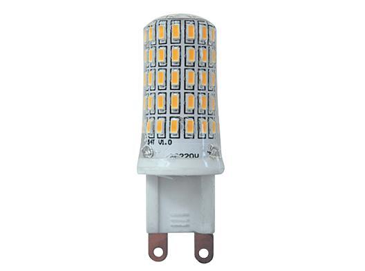 Лампа светодиодная PLED-G9 5w 2700K 300Lm 220V/50Hz (с новыми диодами!) пластик Jazzway