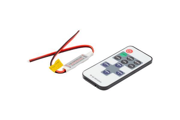 Мини-диммер для одноцветной ленты, радио, 11 кнопок 6А SWG