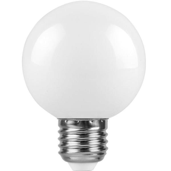 Лампа светодиодная LB-371 (3W) 230V E27 2700K для Белт-Лайта G60 Feron