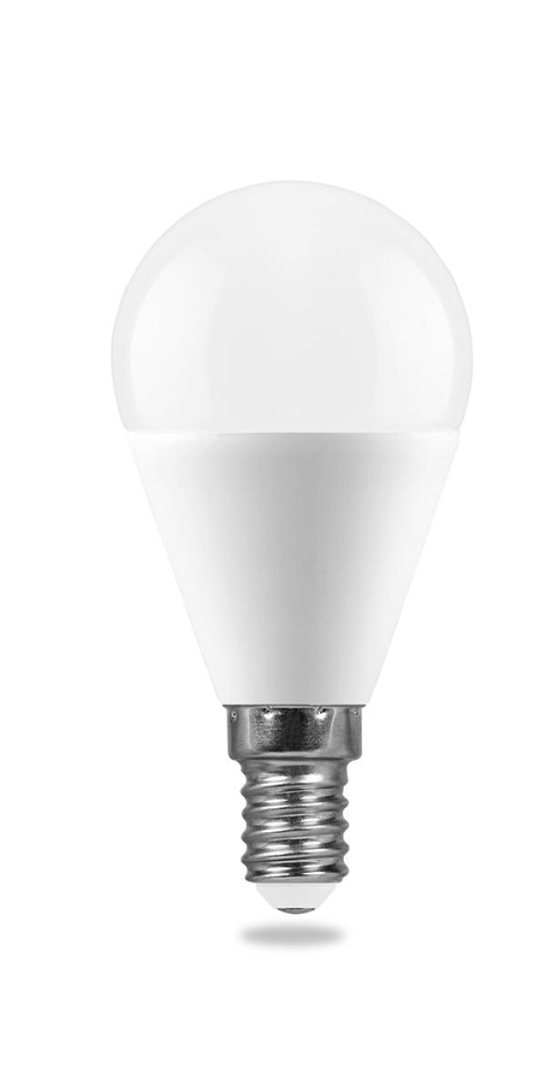 Лампа светодиодная LB-1409 (9W) 230V E14 2700K G45 OSRAM LED Feron
