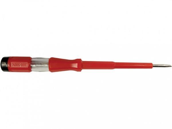 Тестер напряжения контактный 100-500V, 12*200 мм, красный, TST500-1 Feron