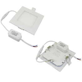 Светильник встраиваемый квадратный белый 12w 6000-6500K, металл 172 (155) mm IP20 Deko (распродажа)