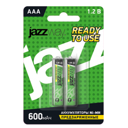 Батарейка акк. JAZZway AAA  600мАч предзаряженные BL-2 - 1шт.