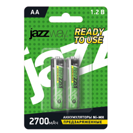 Батарейка акк. JAZZway AA 2700мАч предзаряженные BL-2 - 1шт.