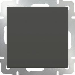 Выключатель одноклавишный / WL07-SW-1G (серо-коричневый)