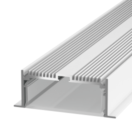 Профиль встраиваемый алюминиевый LE.8832, белый (2.5м) SWG
