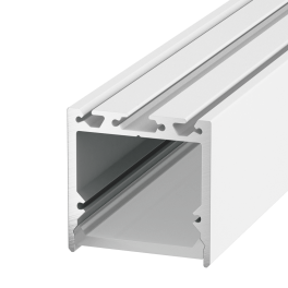 Профиль подвесной/накладной алюминиевый LS.3535, белый (2.5м) SWG
