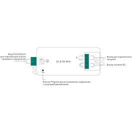 Приемник-контроллер ES-B-RX-MINI белый IP20 SWG