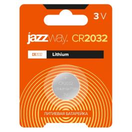 Батарейка литиевая LITHIUM CR2032-1B Jazzway