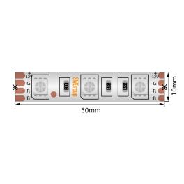 Лента светодиодная стандарт SMD5050 60LED/м 14,4Вт/м 12В IP66 Цвет:RGB (1метр) ЗМ SWG