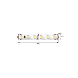 Лента светодиодная LUX3528 120LED/м 9,6Вт/м 24В IP33 Цвет:Теплый белый (3000K) (1метр) SWG