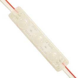 Модуль светодиодный 3 SMD 2835 1,2Вт 110Лм 6000К-6500К (с линзой 170) 3М -1шт. SignImpress