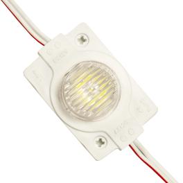 Модуль светодиодный 1 SMD 3030 1,5Вт 120Лм 6000К-6500К (с линзой 45*20) -1шт. SignImpress