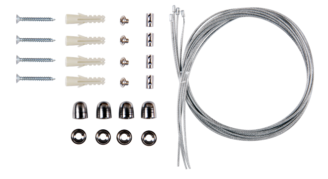 Комплект для подвеса светод. панелей PPL-A01-4*0.7mm Jazzway