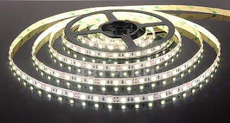 Лента светодиодная стандарт SMD5050 60LED/м 14,4Вт/м 12В IP20 Цвет:Холодный белый (1метр) SWG