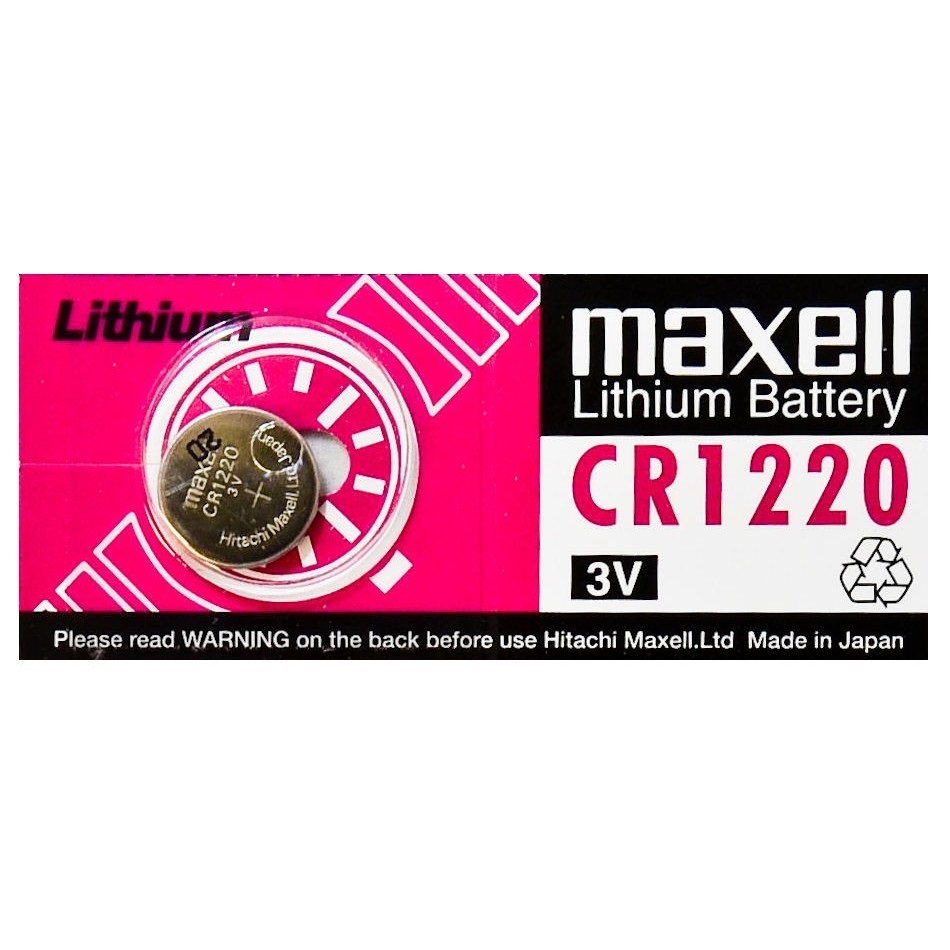 Батарейка литиевые таблеточные CR1220 MAXELL BL-1