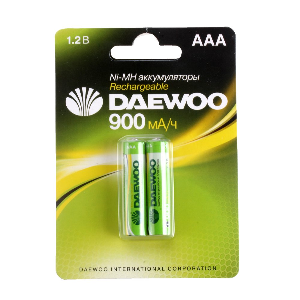 Батарейка акк.DAEWOO AAA ( 900mAh) BL-2 - 1шт.