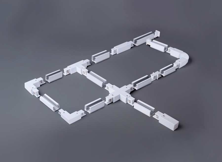 Коннектор гибкий для трехфазного шинопровода (белый) TRC-1-3-FLEX-WH Elektrostandard