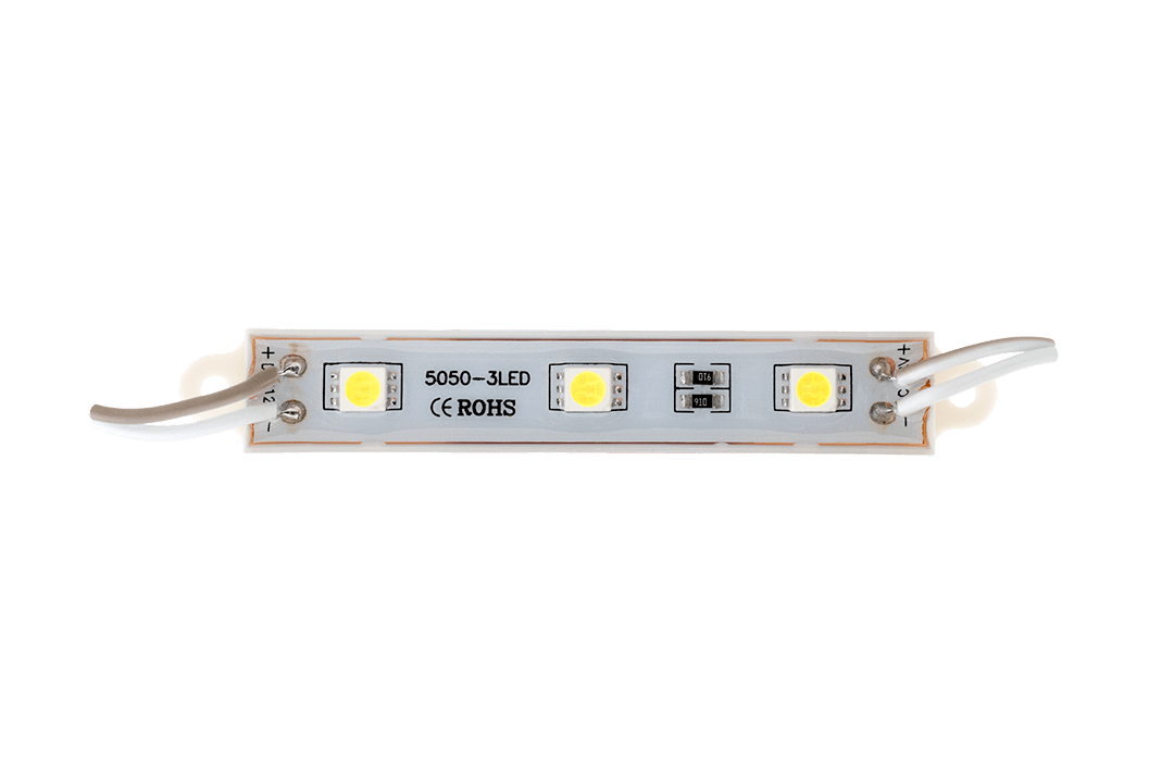 Модуль светодиодный SMD 5050/3 диод 90*12*4.5mm IP65 Синий - 1шт.