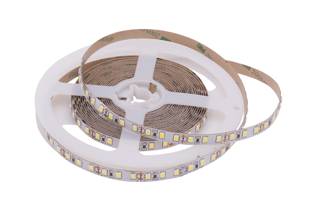 Лента светодиодная стандарт SMD2835 120LED/м 12Вт/м 12В IP20 Цвет:Холодный белый (1метр) SWG