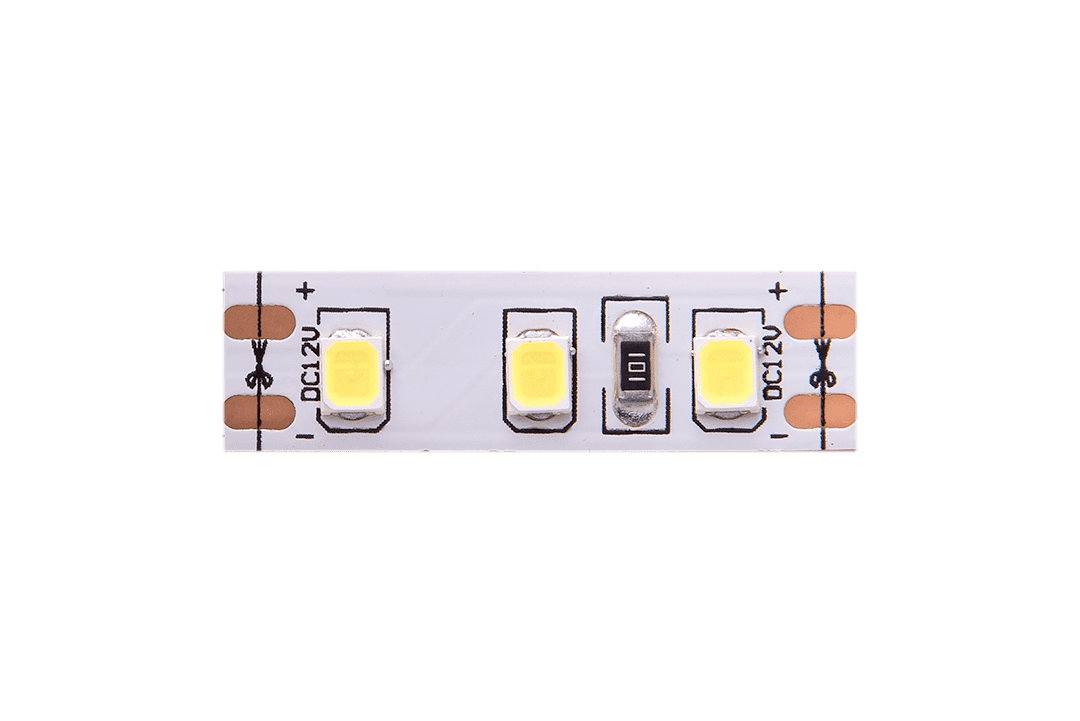 Лента светодиодная стандарт SMD2835 120LED/м 12Вт/м 12В IP20 Цвет:Холодный белый (1метр) SWG