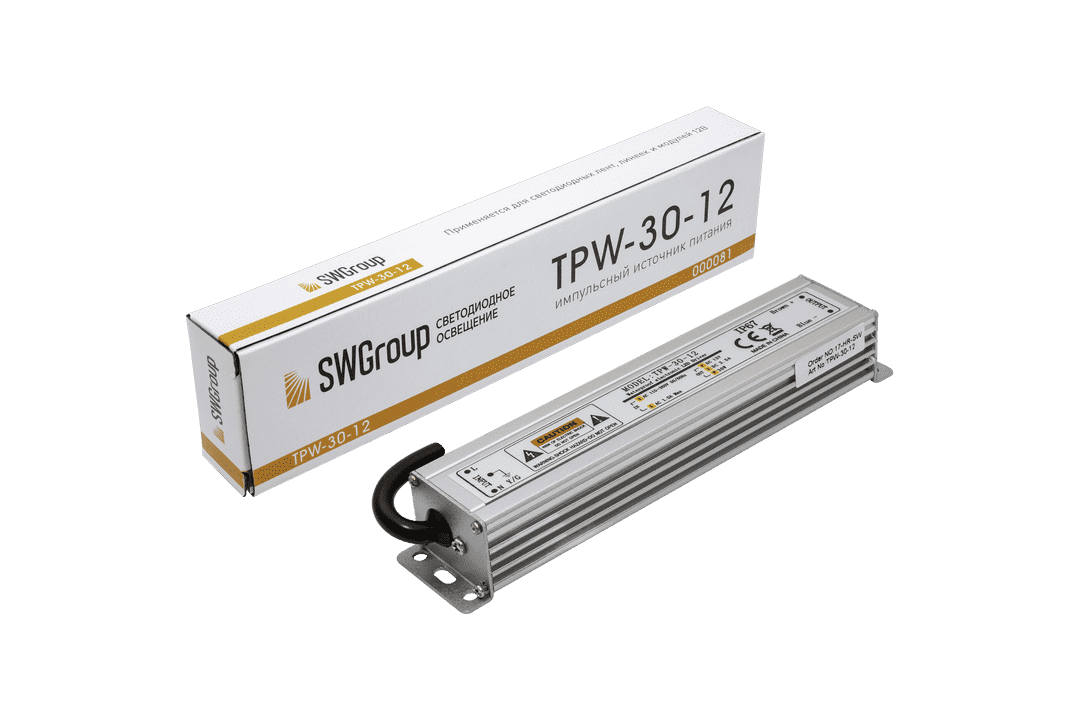 Блок питания MINI Al TPW, 30 W Влагозащитный, 12 V SWG