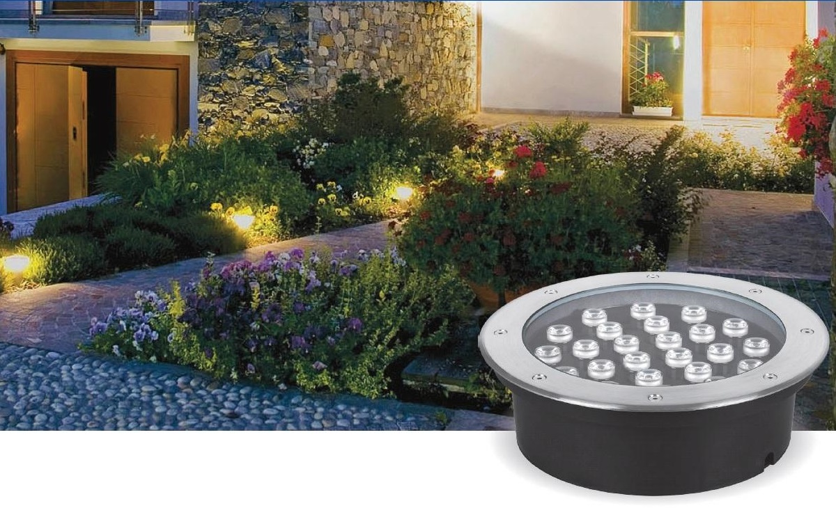 Светильник тротуарный,12LED, 2700К, 12W, 180*H85mm: 130mm, IP 67, SP4114 Feron 