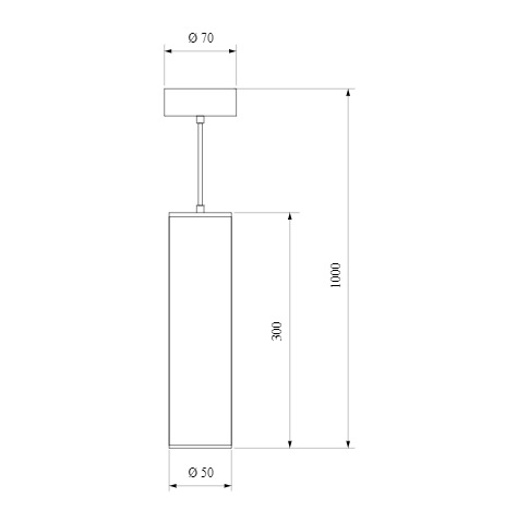 Подвесной светодиодный светильник DLR035 12W 4200K черный матовый Elektrostandard