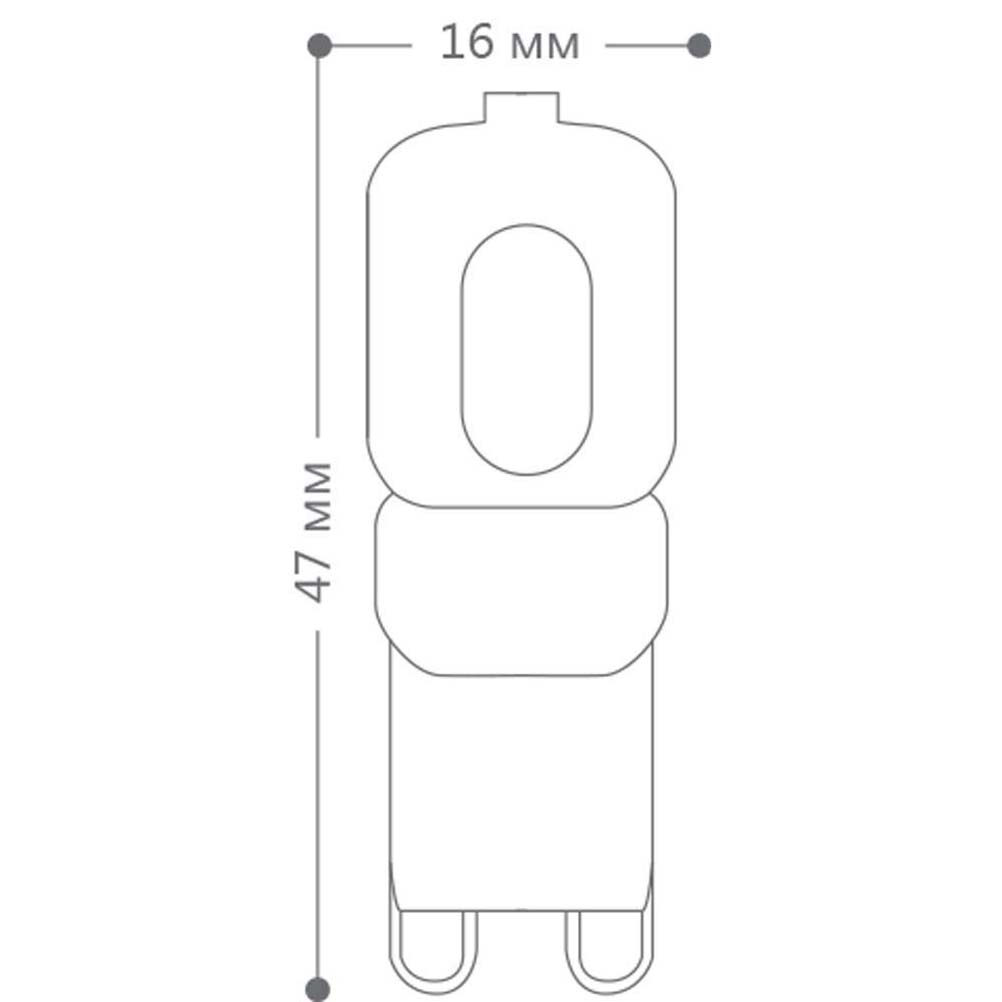 Лампа светодиодная 5W 230V G9 6400K LB-430 Feron