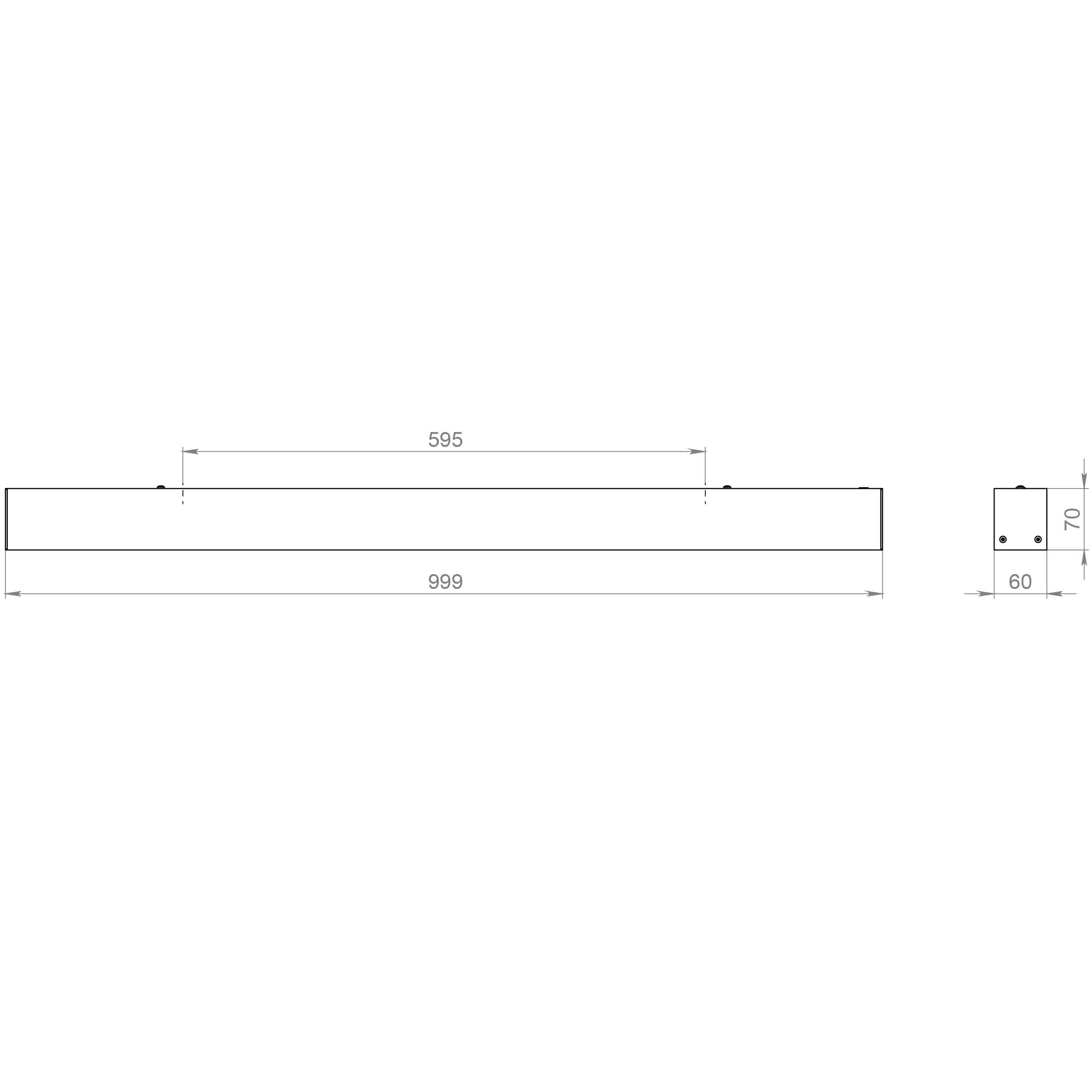 Светильник светодиодный FL 60 DESIGN 30W RAL9005 5000K OPAL Faros