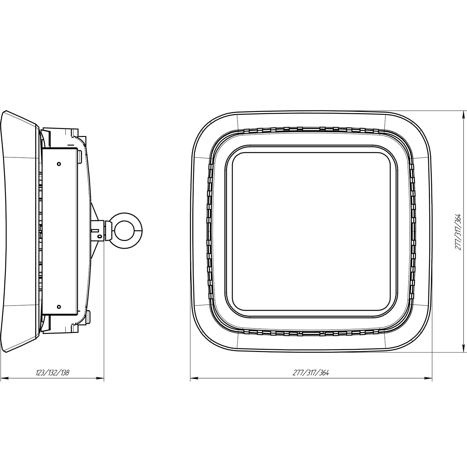 Светильник светодиодный FD 112 200W 5000K IP65 Faros