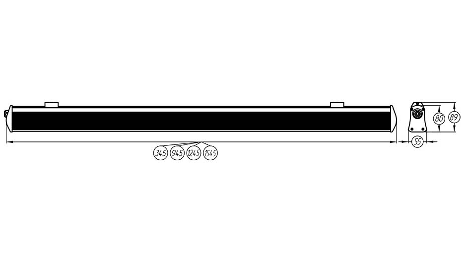 Светильник пылевлагозащищенный FG 50 75W 5000K линза IP65 60 гр Faros