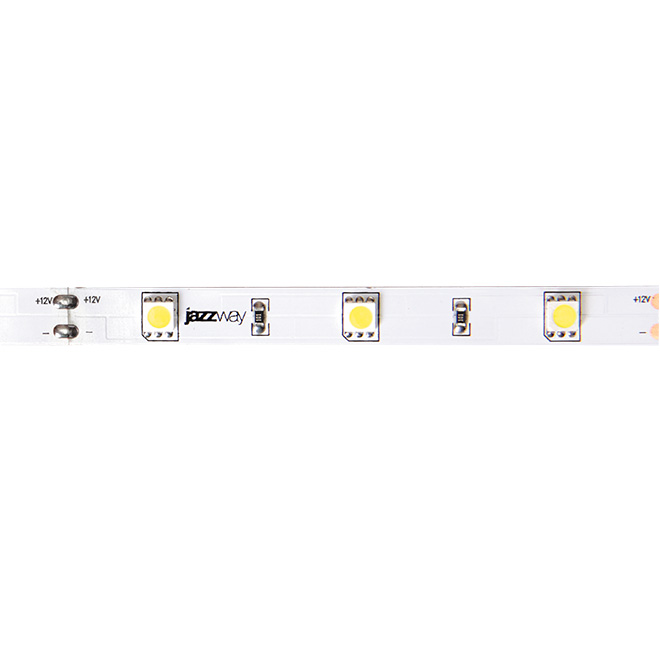 Лента PLS 5050/30-12V Warmwhite IP65 ( 5м) Jazzway