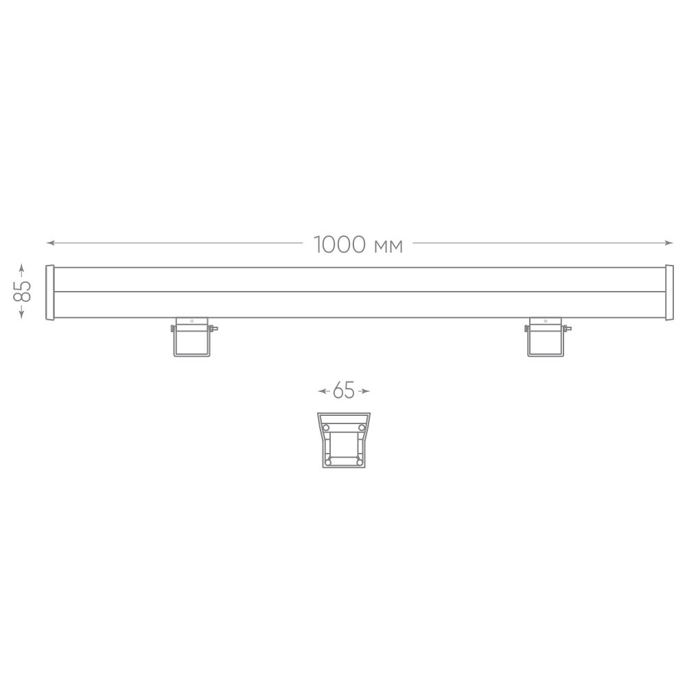 Светодиодный линейный прожектор LL-890 36W 2700K 85-265V IP65 32157 Feron 