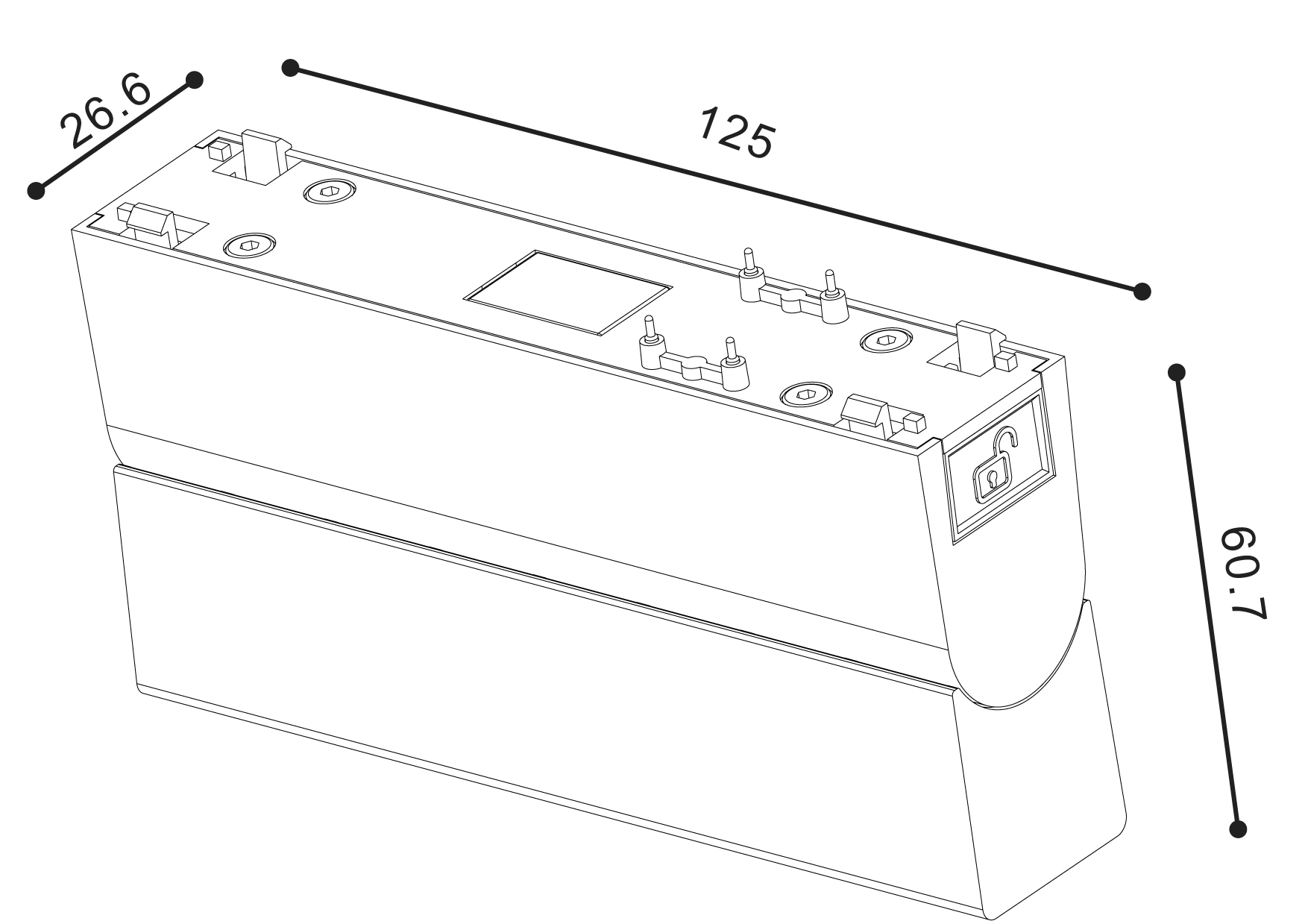 Светильник трековый SLIM, 48В 10W черный 2700-6000К DL-SLIM-FLBL-10-CCT SWG