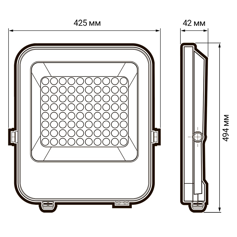 Прожектор светодиодный PFL-S4-400w Jazzway