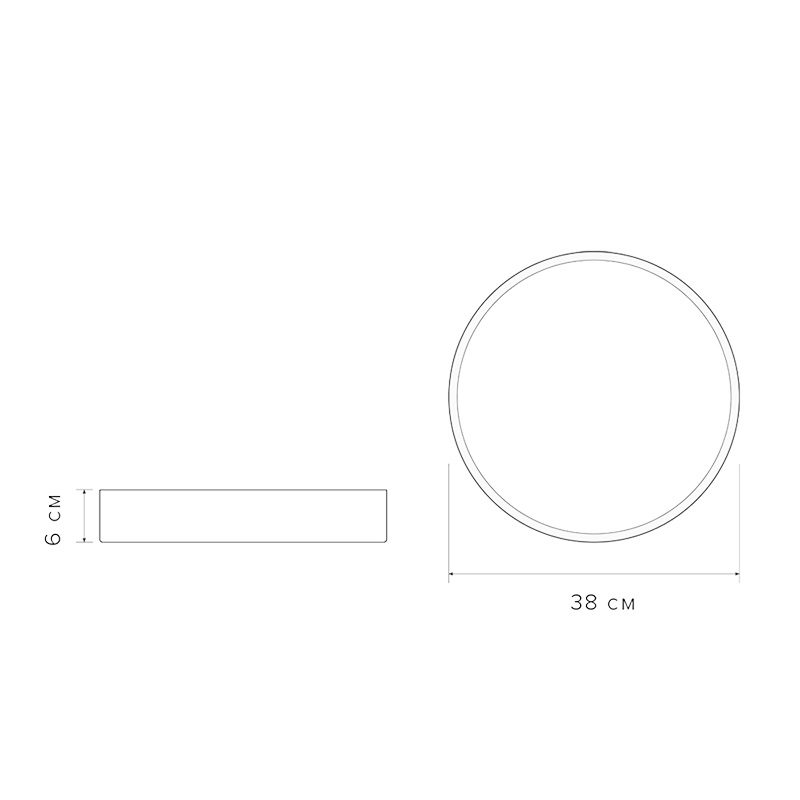 Светильник светодиодный потолочный PPB Scandic-R 36w 4000K GR IP20 Jazzway