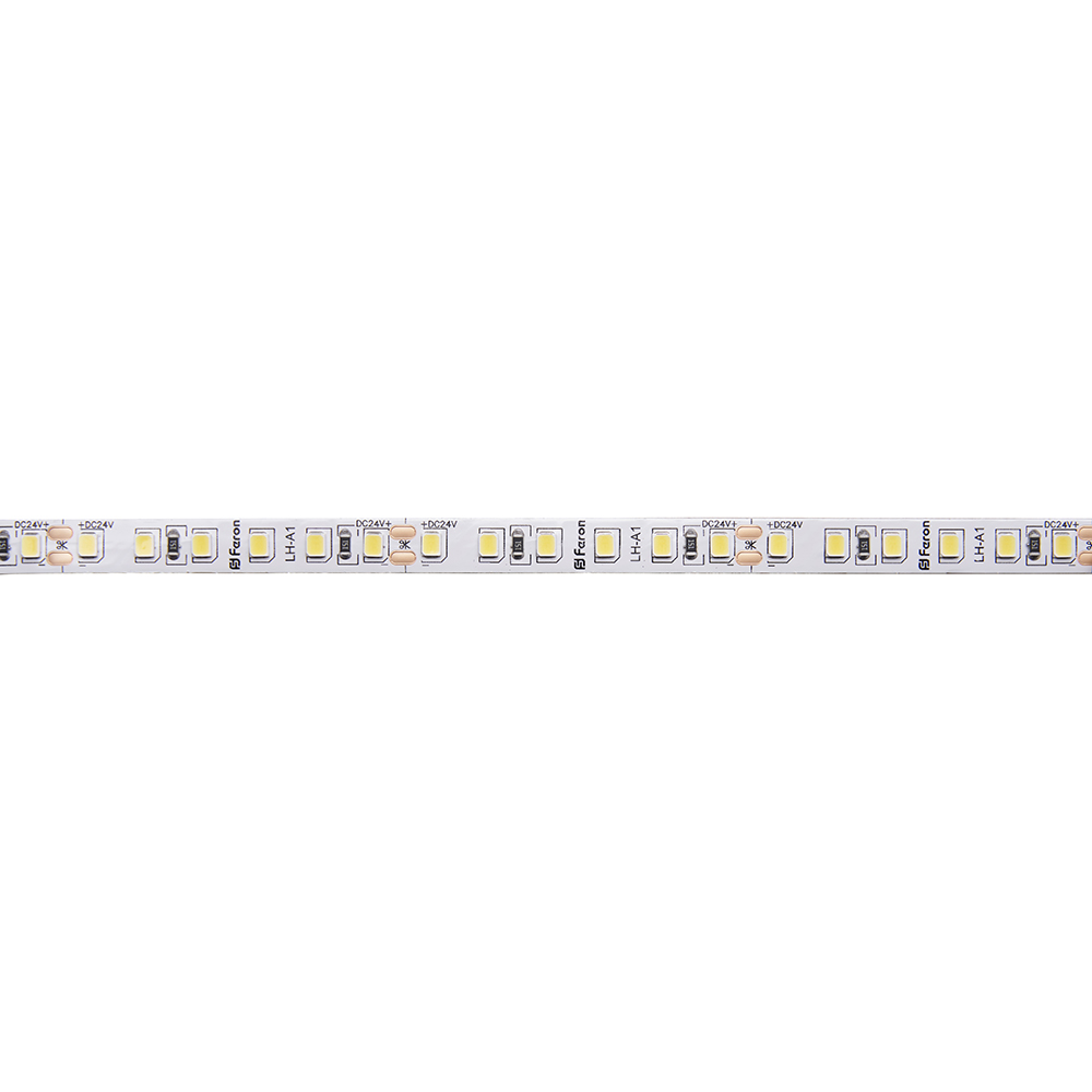 Светодиодная LED лента LS502, 180SMD(2835)/м 16Вт/м 24V 5000*10*1.22мм 6000К IP20  Feron