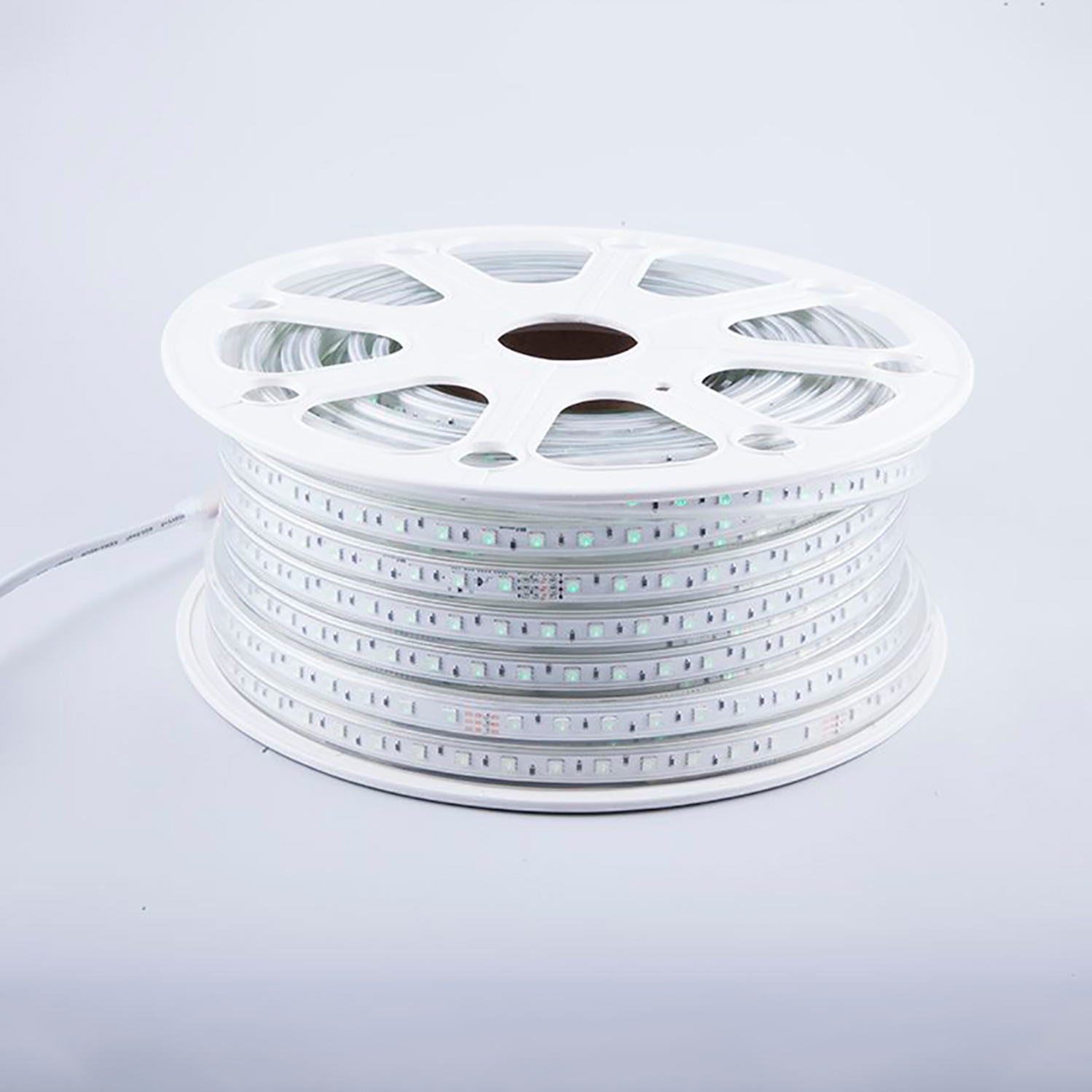 Cветодиодная LED лента LS706, 60SMD(5050)/м 11Вт/м 50м 220V RGB IP65 Feron