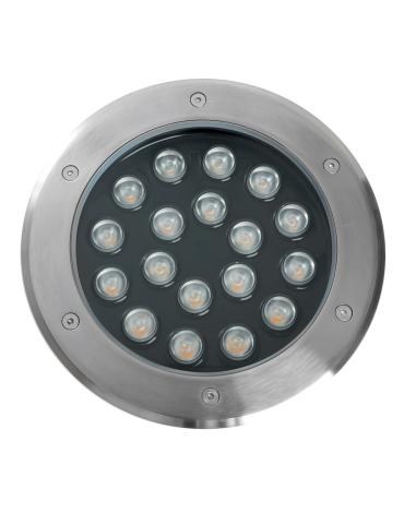 Светодиодный светильник тротуарный (грунтовый) SP2804, 20W, AC12V, низковольтный, 4000K, металл Fero