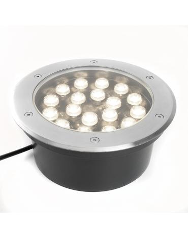 Светодиодный светильник тротуарный (грунтовый) SP2804, 20W, AC12V, низковольтный, 4000K, металл Fero