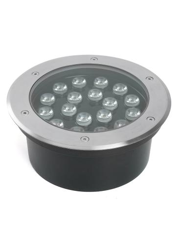 Светодиодный светильник тротуарный (грунтовый) SP2804, 20W, AC12V, низковольтный, 4000K, металл Fero
