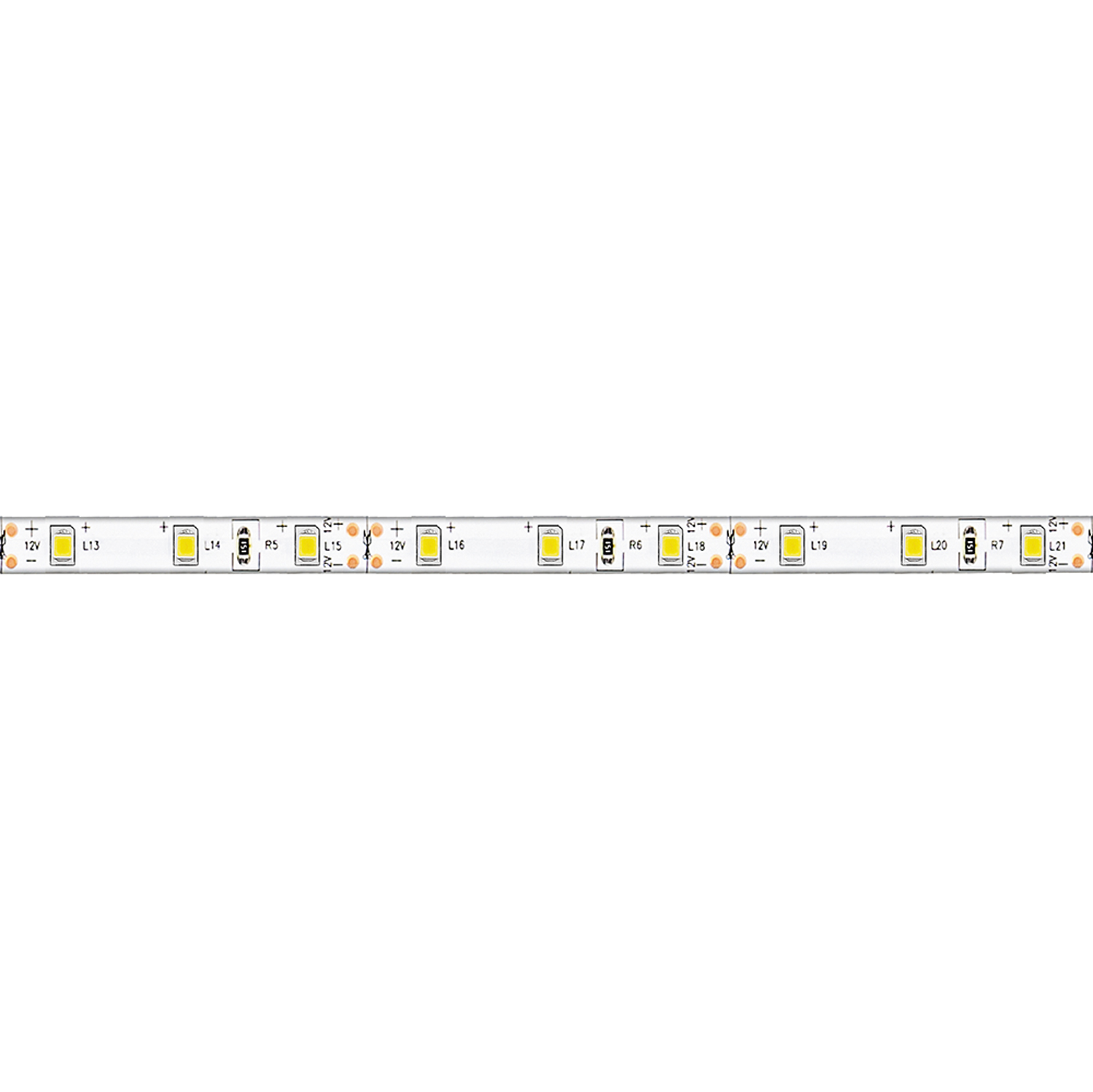 Светодиодная LED лентаLS604, 60SMD(2835)/m 4.8W/m 12V IP65 5m желтый Feron 