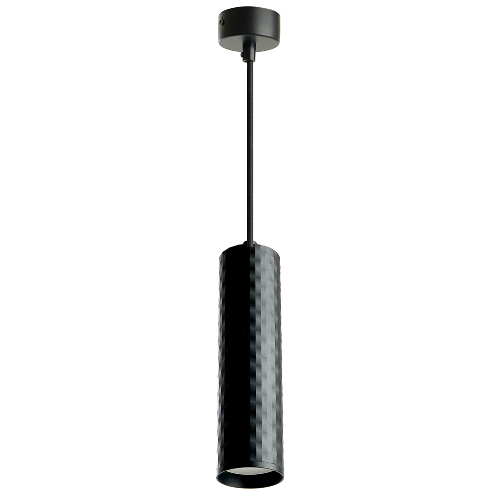 Светильник потолочный на подвесе MR16 35W 230V, чёрный D55*H200 ML1878 Feron