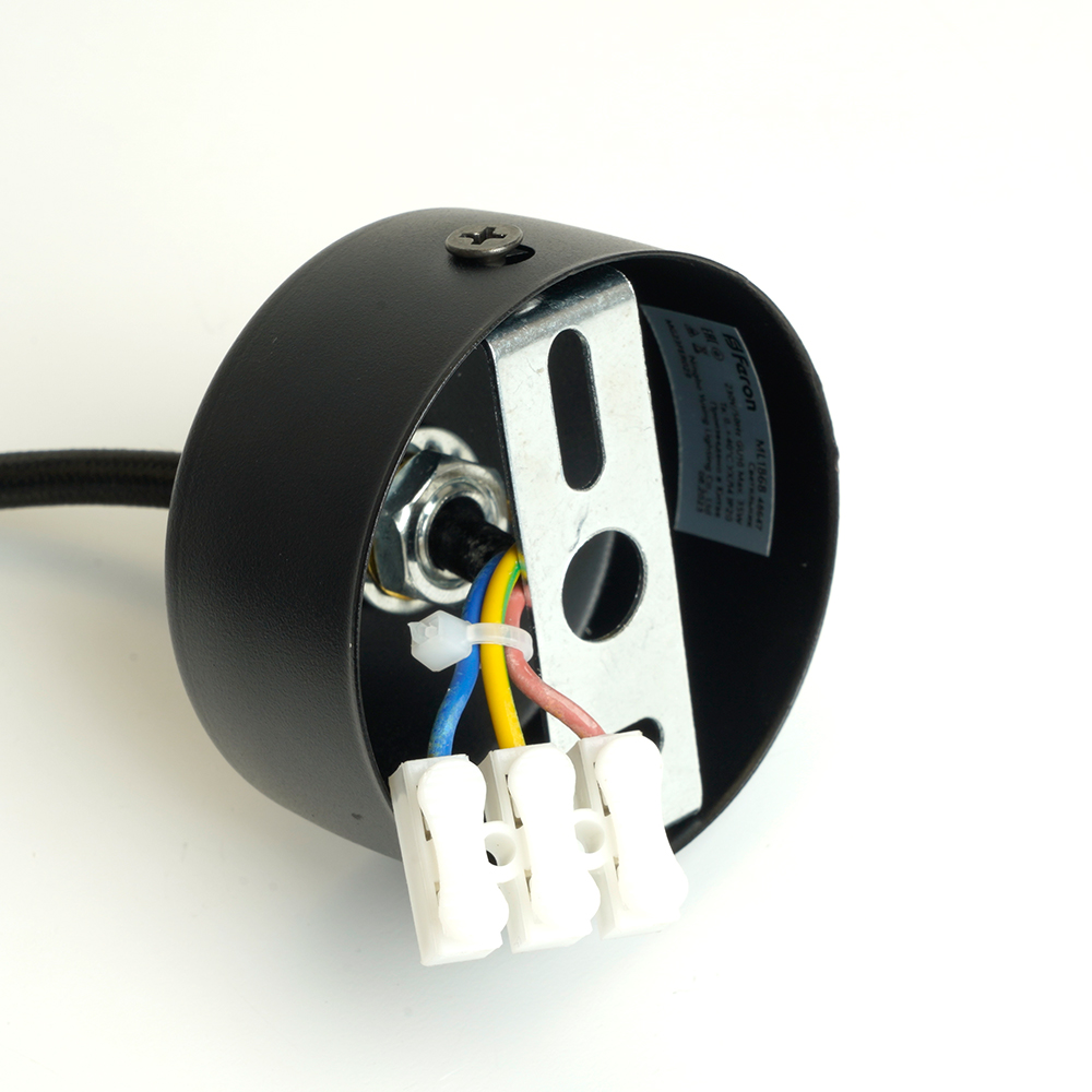 Светильник потолочный на подвесе MR16 35W 230V, чёрный D55*H200 ML1878 Feron