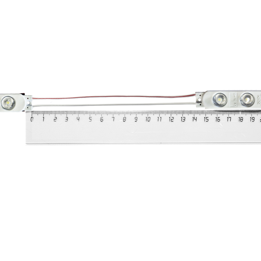 Модуль светодиодный 3 SMD 2835 1,08Вт 195Лм 6500-7000К (с линзой 175) - 1шт. SignImpress
