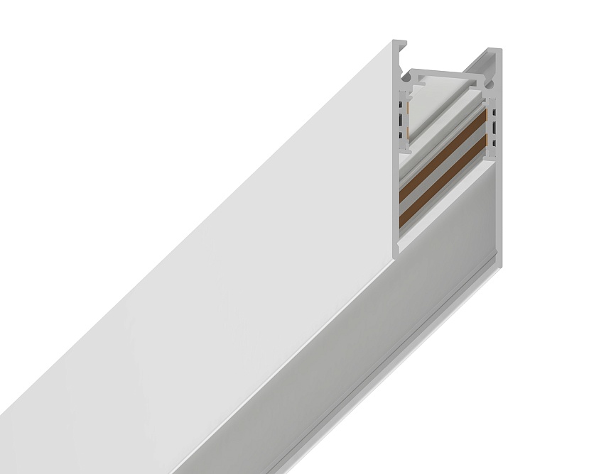 Шинопровод низковольтный накладной/подвесной Magnetic GL3302 WH белый IP20 48V Ambrella light