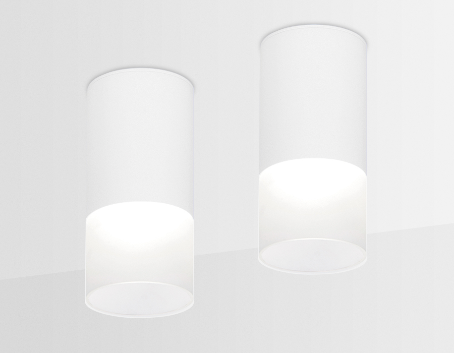 Накладной светодиодный точечный светильник TN231 WH/S белый/песок LED 4200K 7W Ambrella light