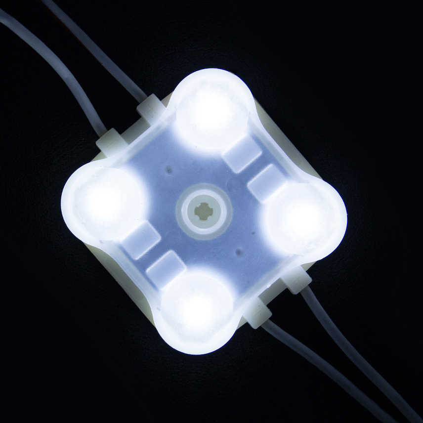 Модуль светодиодный 4 SMD 2835 2Вт 180Лм 6000-6500К (с линзой 160) SignImpress
